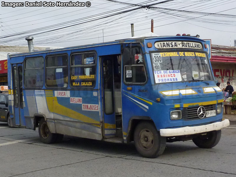 Carrocerías LR Bus / Mercedes Benz LO-708E / Línea Nº 1 IANSA - Avellano (Los Angeles)