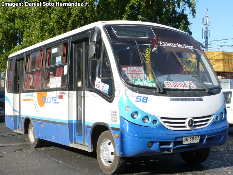 Neobus Thunder + / Mercedes Benz LO-712 / Línea B TAXUTAL (Talca)