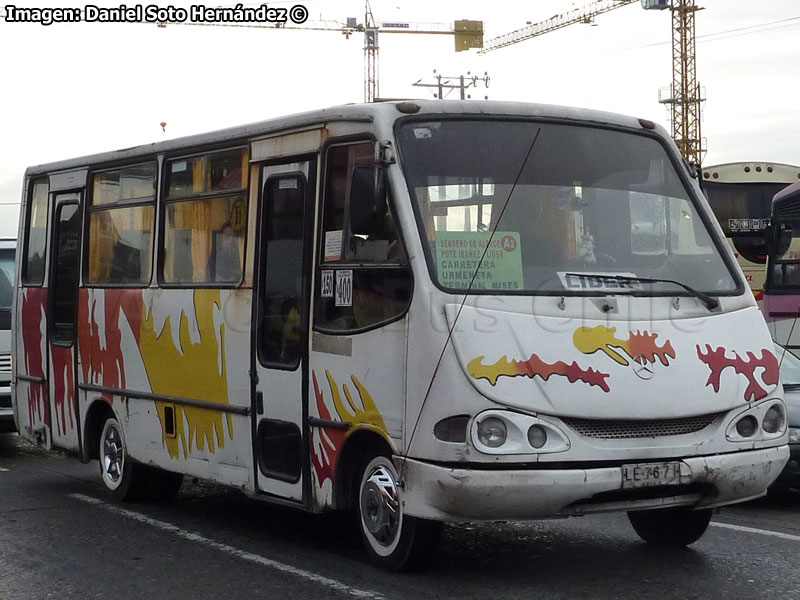 Cuatro Ases PH-50 / Mercedes Benz LO-812 / Línea N° 7 Vía Alerce S.A. (Puerto Montt)