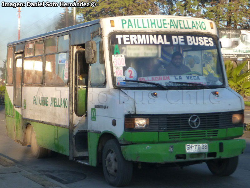 Cuatro Ases Leyenda / Mercedes Benz LO-814 / Línea Nº 2 Paillihue - Avellano (Los Angeles)