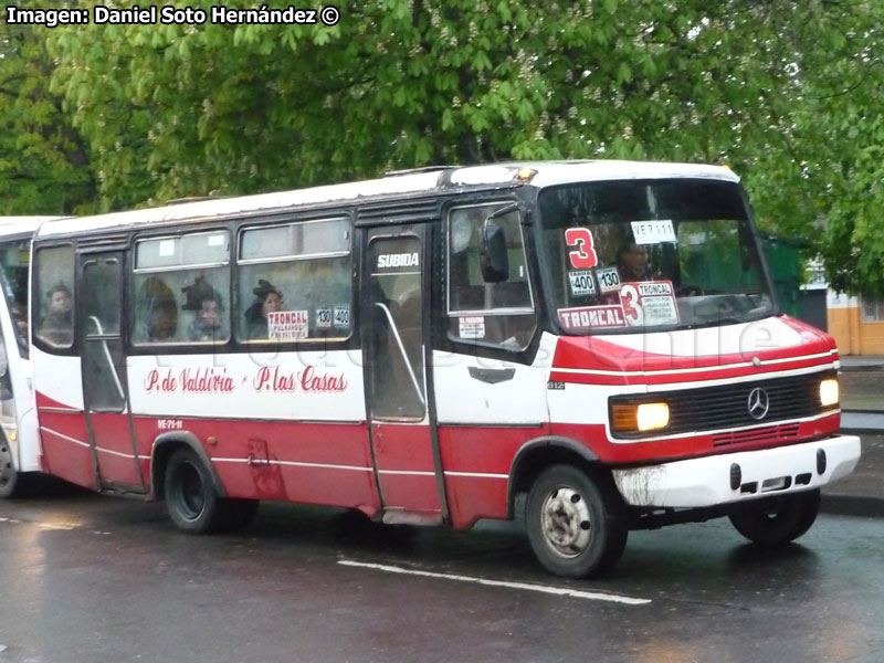 Metalpar Pucará 1 / Mercedes Benz LO-812 / Línea Nº 3 Temuco