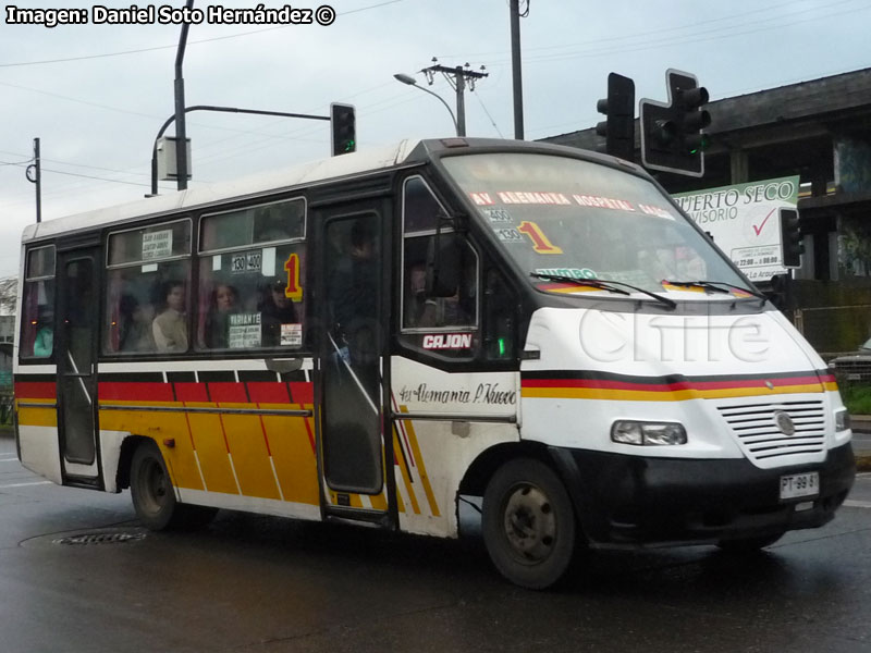 Metalpar Pucará 2000 / Mercedes Benz LO-814 / Línea N° 1 Temuco