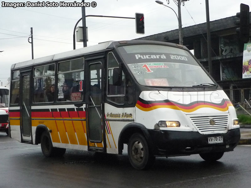 Metalpar Pucará 2000 / Mercedes Benz LO-914 / Línea Nº 1 Temuco