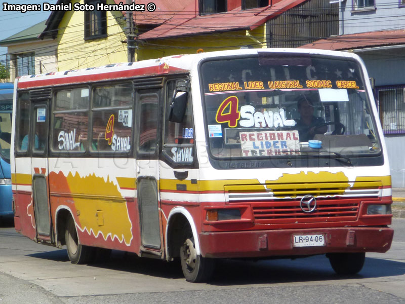 Metalpar Pucará II / Mercedes Benz OF-809 / Línea Nº 4 Valdivia