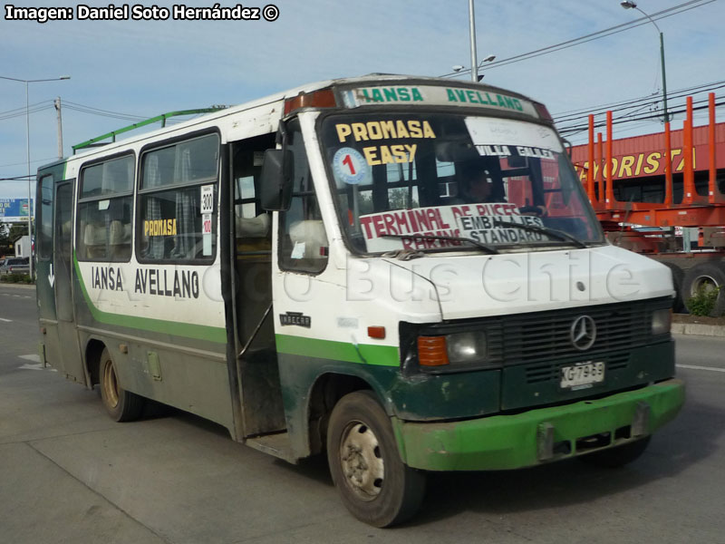 Inrecar / Mercedes Benz LO-809 / Línea Nº 1 IANSA - Avellano (Los Angeles)