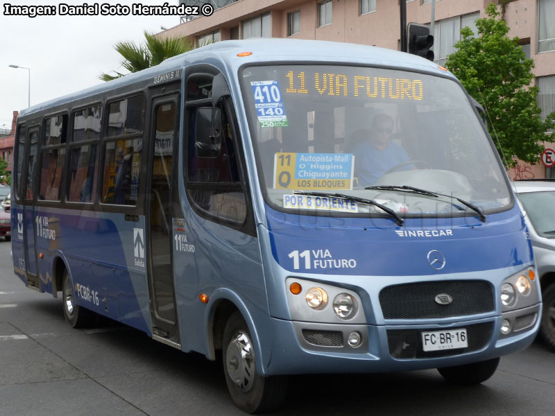 Inrecar Géminis II / Mercedes Benz LO-915 / Línea N° 11 Vía Futuro (Concepción Metropolitano)