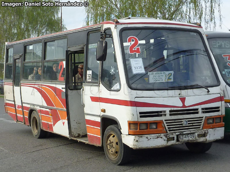 Caio Carolina IV / Mercedes Benz LO-812 / Línea Nº 2 Valdivia