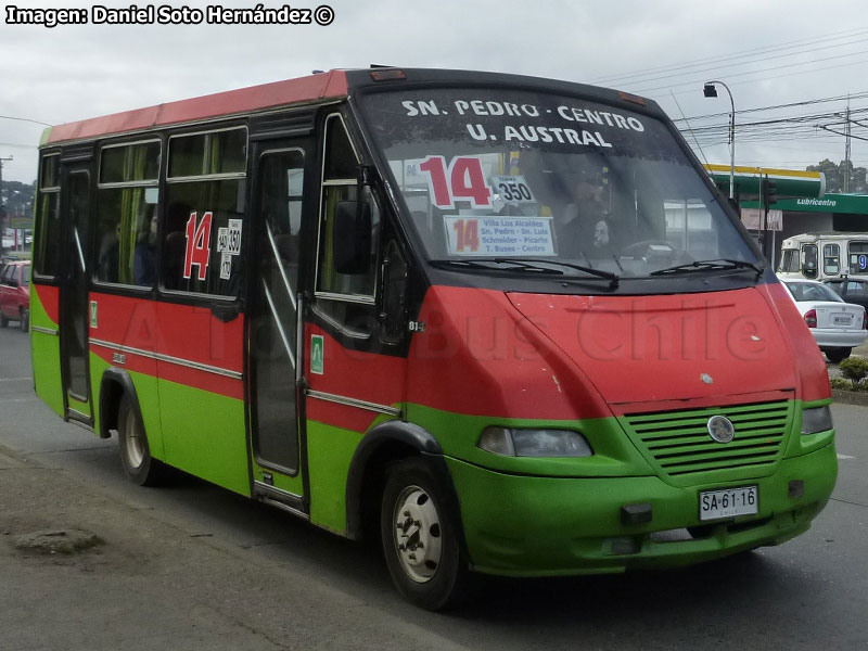 Metalpar Pucará 2000 / Mercedes Benz LO-814 / Línea Nº 14 Valdivia