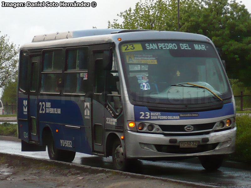 Maxibus Lydo / Mercedes Benz LO-712 / Línea Nº 23 San Pedro del Mar (Concepción Metropolitano)