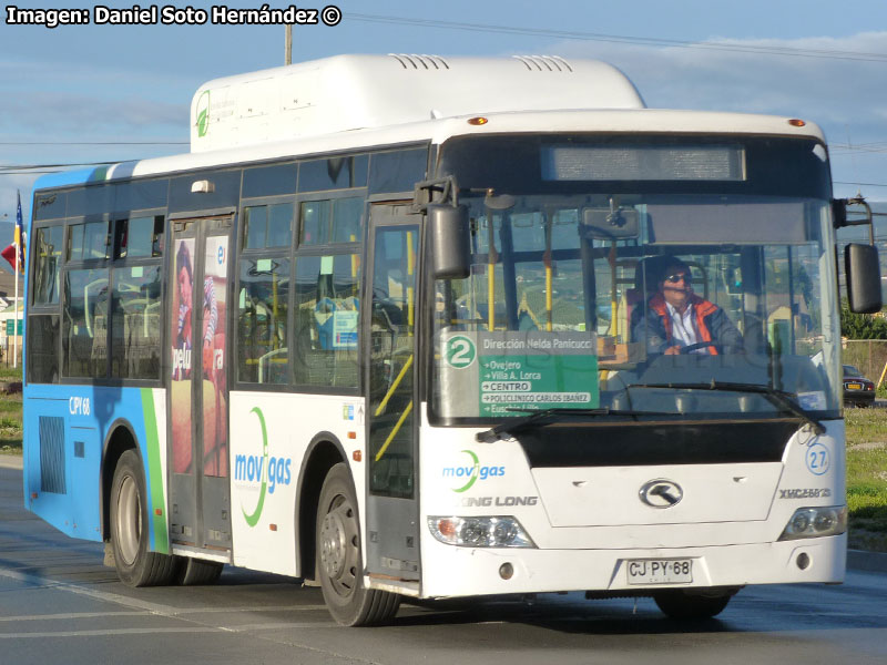 King Long XMQ6891G / Movigas Línea N° 2 Punta Arenas