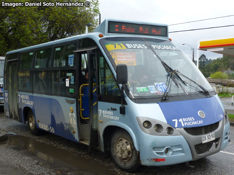 Metalpar Rayén (Youyi Bus ZGT6805DG) / Línea Nº 71 Buses Puchacay (Concepción Metropolitano)