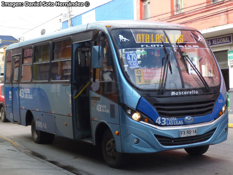 Mascarello Gran Micro / Mercedes Benz LO-915 / Línea N° 43 Flota Las Lilas (Concepción Metropolitano)