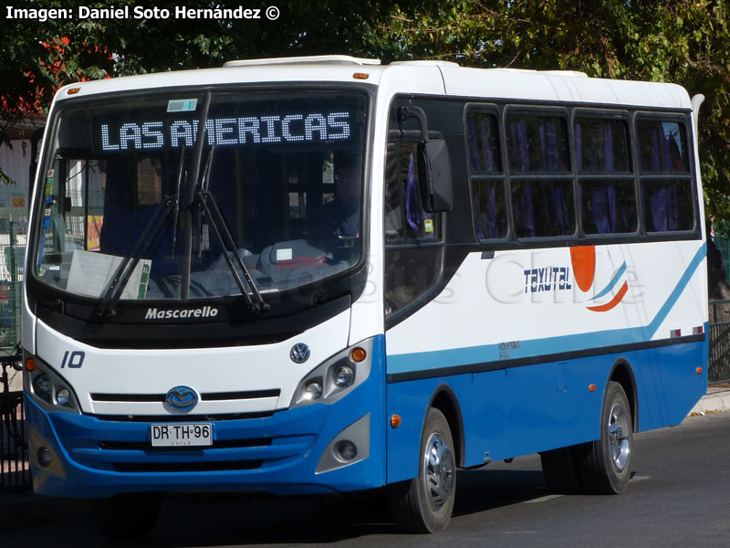 Mascarello Gran Mini / Volksbus 8-120OD / Línea C TAXUTAL (Talca)