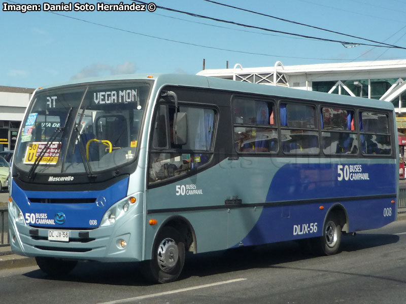 Mascarello Gran Micro / Mercedes Benz LO-915 / Línea N° 50 Buses Campanil (Concepción Metropolitano)