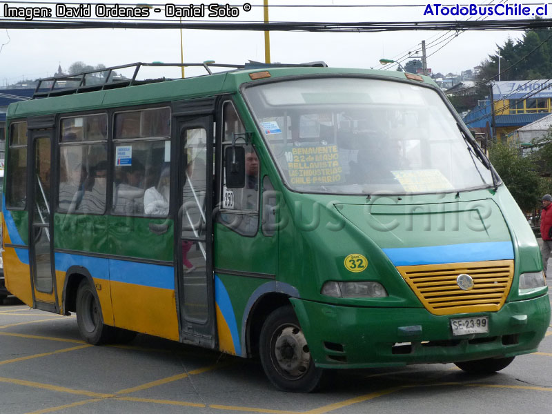 Metalpar Pucará 2000 / Mercedes Benz LO-814 / Línea N° 10 Transportes Lagunitas S.A. (Puerto Montt)