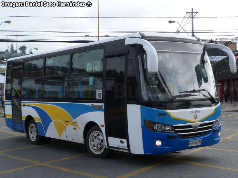 Metalpar Maule (Youyi Bus ZGT6718 Extendido) / Línea N° 5 Transportes Mirasol S.A. (Puerto Montt)