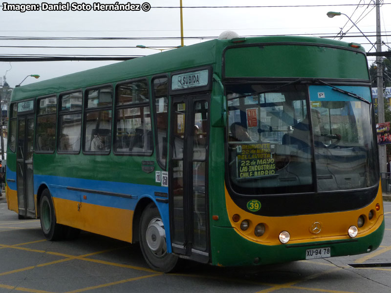 Metalpar Tronador / Mercedes Benz OH-1318 / Línea N° 10 Transportes Lagunitas S.A. (Puerto Montt)