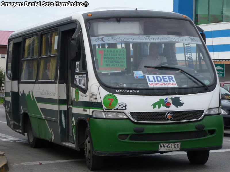 Marcopolo Senior G6 / Mercedes Benz LO-712 / Línea N° 7 Vía Alerce S.A. (Puerto Montt)