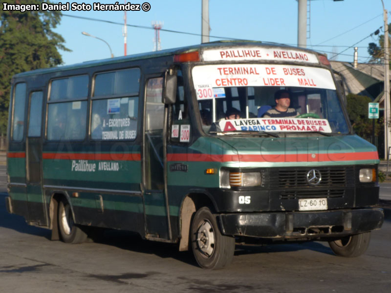 Inrecar / Mercedes Benz LO-812 / Línea Nº 2 Paillihue - Avellano (Los Angeles)