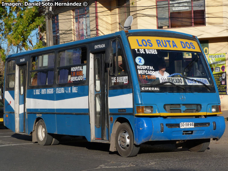 Ciferal Agilis / Mercedes Benz LO-814 / Línea Nº 2 Chillán