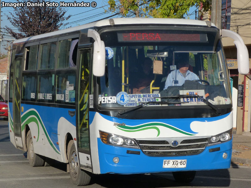 Metalpar Maule (Youyi Bus ZGT6718 Extendido) / Línea Nº 4 Chillán