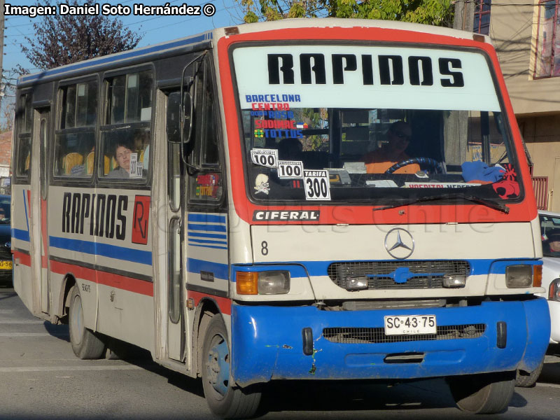 Ciferal Agilis / Mercedes Benz LO-814 / Línea N° 10 Rápidos Río Viejo (Chillán)