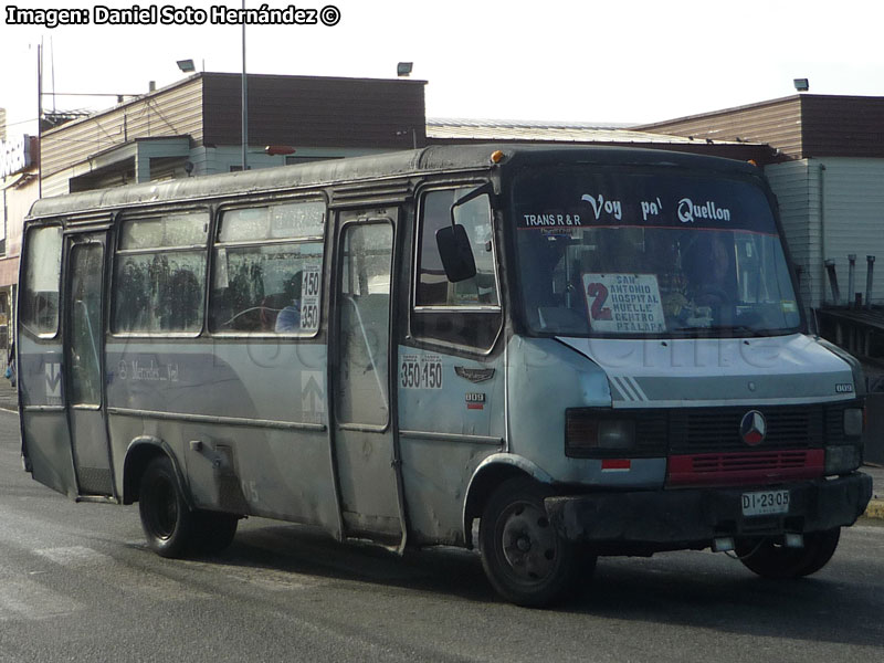 Metalpar Pucará 1 / Mercedes Benz LO-809 / Línea Nº 2 Quellón (Región de Los Lagos)