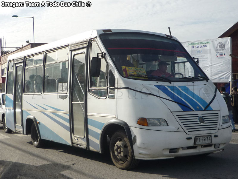 Metalpar Pucará 2000 / Mercedes Benz LO-814 / Línea N° 1 Quellón