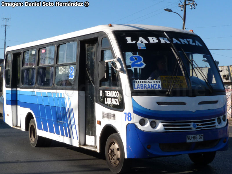 Induscar Caio Piccolo / Mercedes Benz LO-915 / Línea Nº 2 Temuco