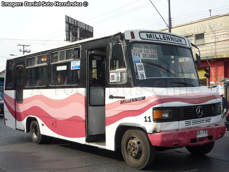 Cuatro Ases PH-50 / Mercedes Benz LO-809 / Buses Millennium (Curicó)