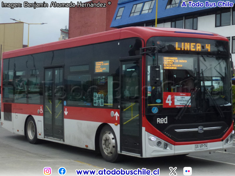 Zhong Tong LCK6950G Euro5 / Línea N° 4 Transportes Chinquihue Ltda. (Puerto Montt)