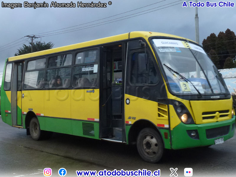 Induscar Caio Foz / Mercedes Benz LO-915 / Línea N° 3 Valdivia