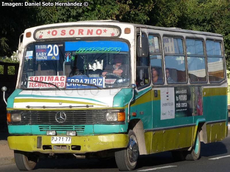 Carrocerías LR Bus / Mercedes Benz LO-814 / Línea N° 20A Osorno