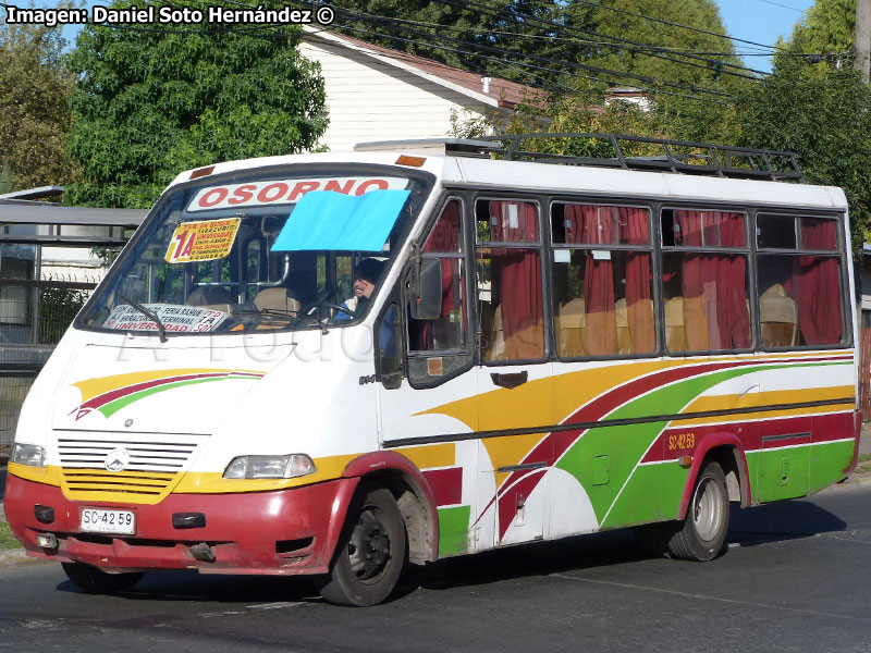 Metalpar Pucará 2000 / Mercedes Benz LO-814 / Línea Nº 1A Osorno