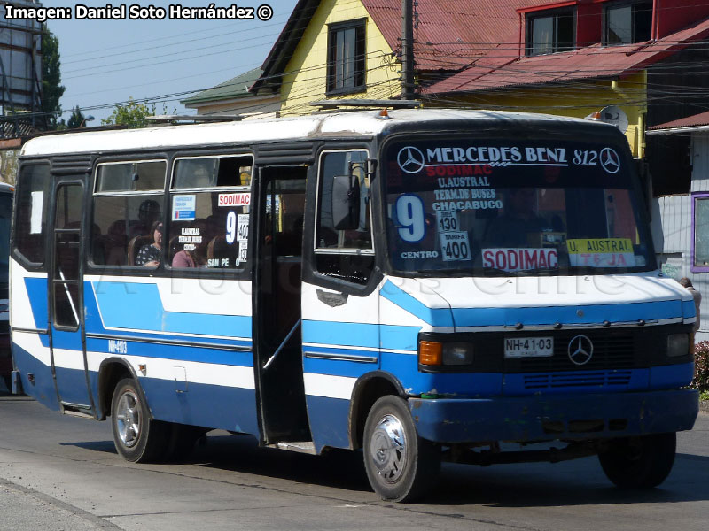 Metalpar Pucará 1 / Mercedes Benz LO-812 / Línea N° 9 Valdivia