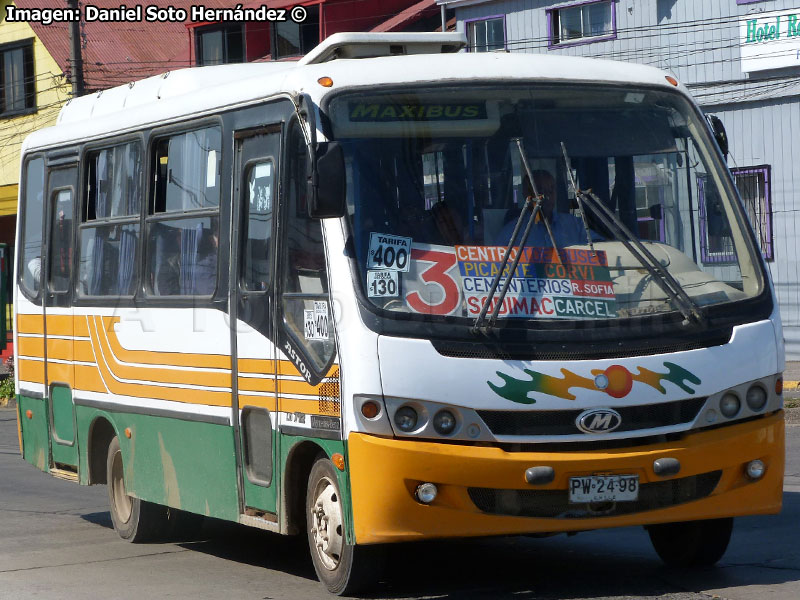 Maxibus Astor / Mercedes Benz LO-712 / Línea Nº 3 Valdivia