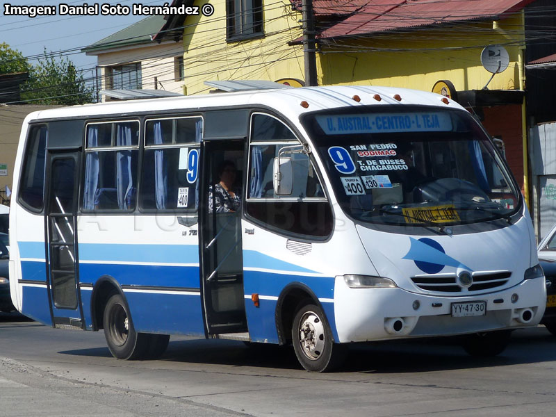 Metalpar Pucará IV Evolution / Mercedes Benz LO-712 / Línea N° 9 Valdivia