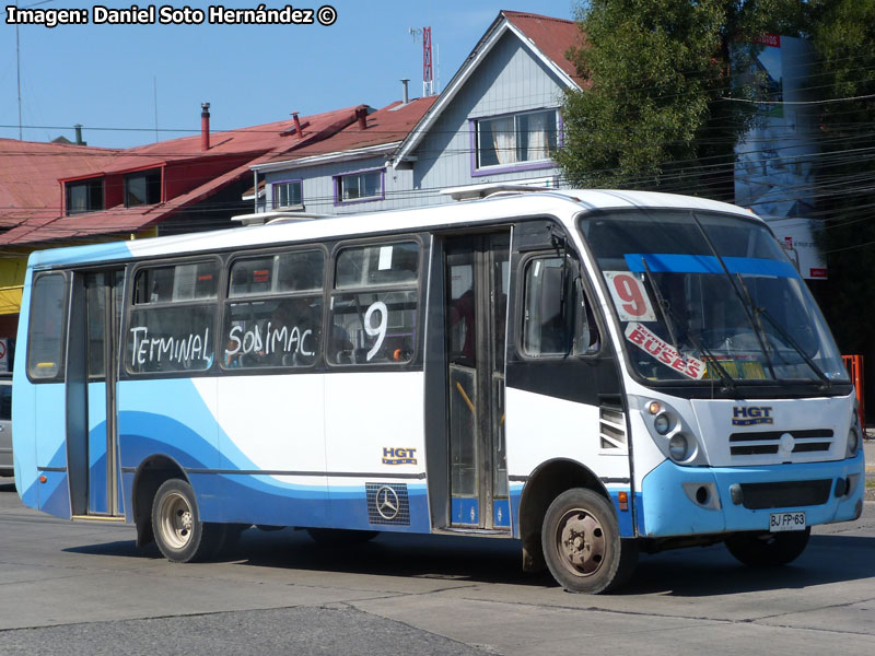 Induscar Caio Foz / Mercedes Benz LO-915 / Línea Nº 9 Valdivia