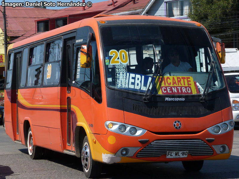 Marcopolo Senior / Volksbus 9-150EOD / Línea Nº 20 Valdivia