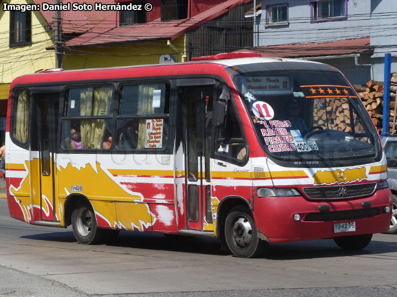 Marcopolo Senior G6 / Mercedes Benz LO-712 / Línea N° 11 Valdivia