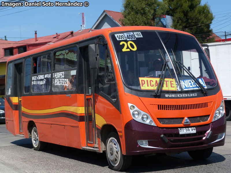 Neobus Thunder + / Agrale MA-9.2 / Línea N° 20 Valdivia