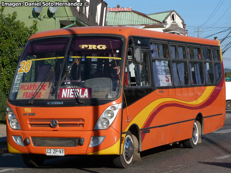 Induscar Caio Foz / Mercedes Benz LO-915 / Línea Nº 20 Valdivia