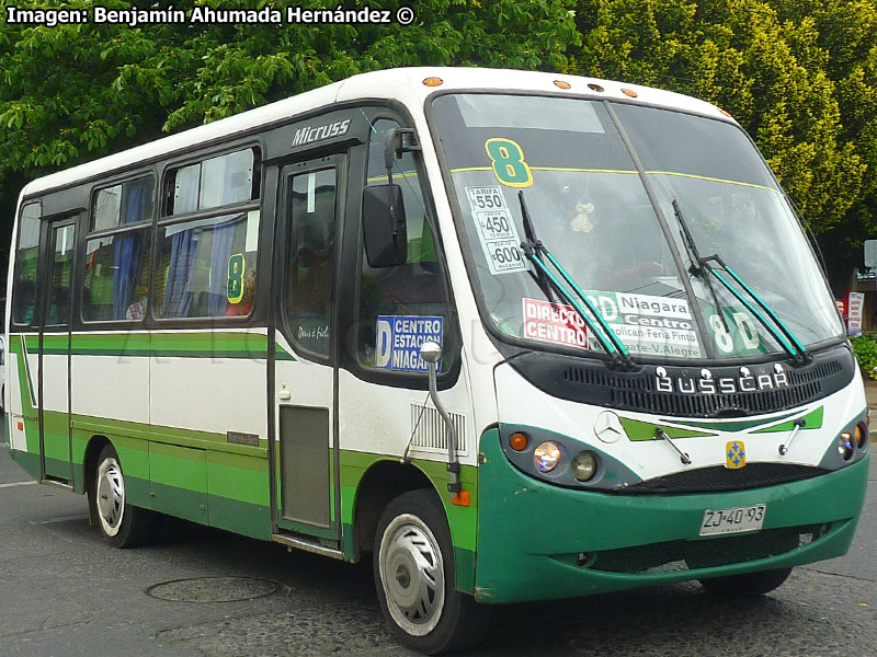 Busscar Micruss / Mercedes Benz LO-712 / Línea 8 Temuco