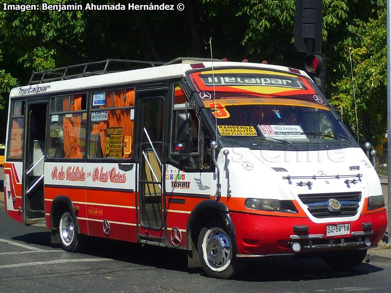 Metalpar Pucará 2000 / Mercedes Benz LO-814 / Línea 3 Temuco