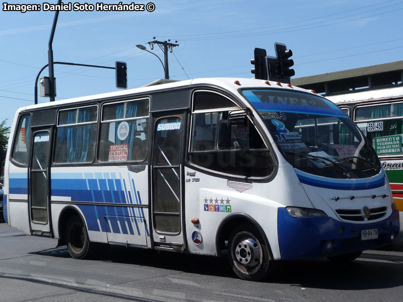 Metalpar Pucará IV Evolution / Mercedes Benz LO-712 / Línea 2 Temuco