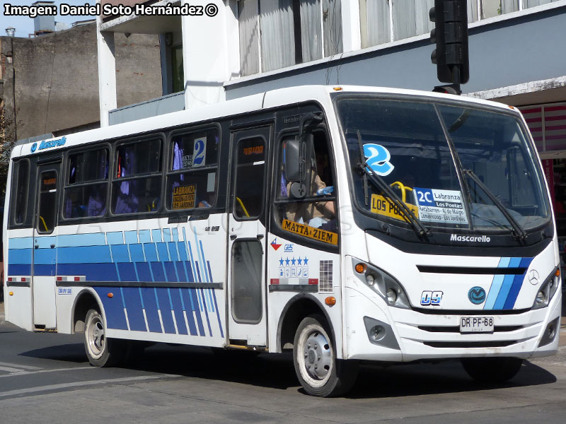 Mascarello Gran Micro / Mercedes Benz LO-915 / Línea 2 Temuco