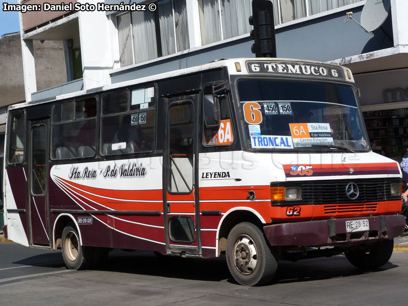 Cuatro Ases Leyenda / Mercedes Benz LO-814 / Línea 6 Temuco