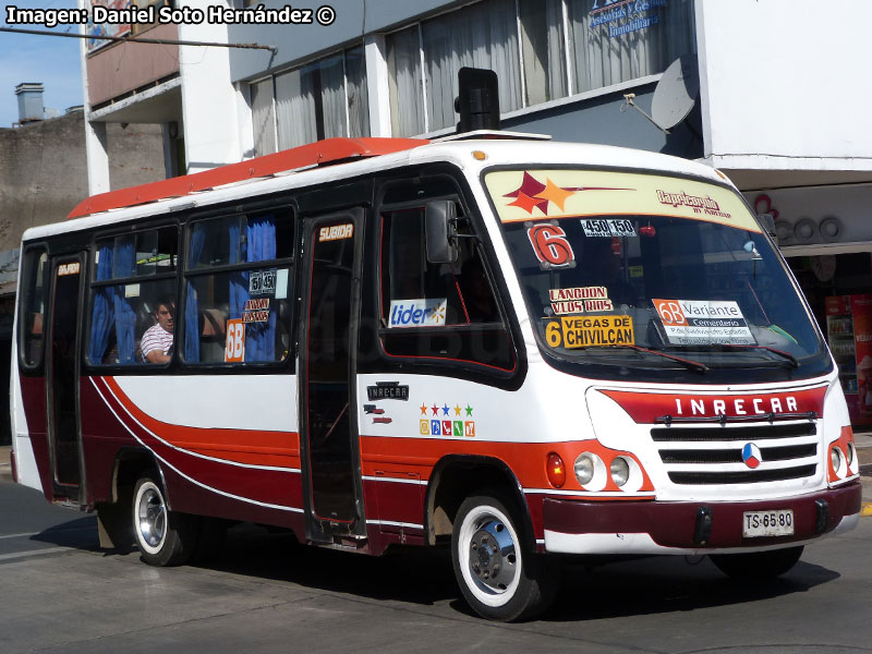 Inrecar Capricornio 1 / Mercedes Benz LO-914 / Línea 6 Temuco