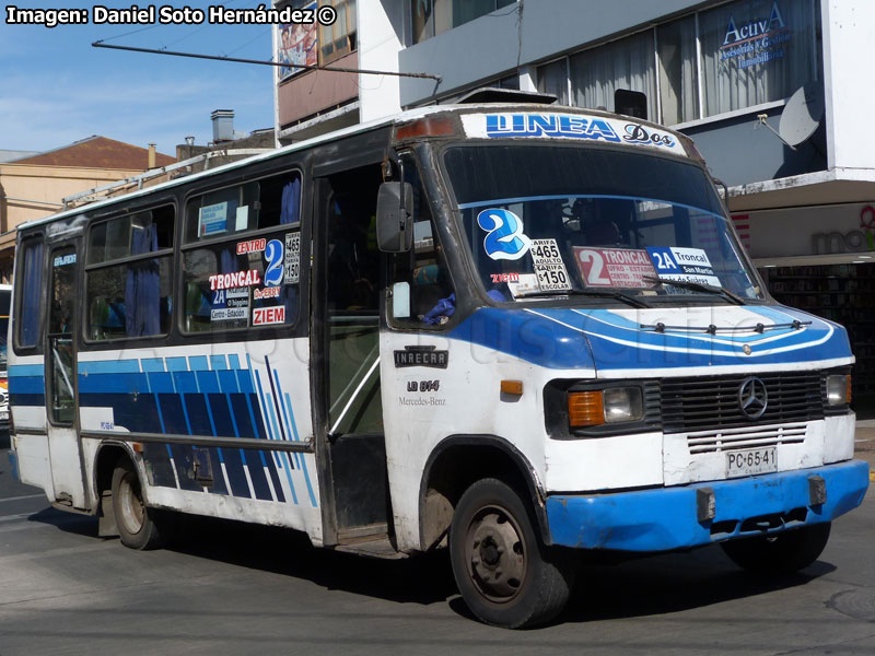 Inrecar / Mercedes Benz LO-814 / Línea 2 Temuco