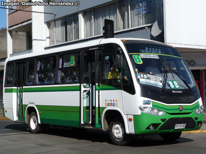 Marcopolo Senior / Mercedes Benz LO-916 BlueTec5 / Línea 8 Temuco